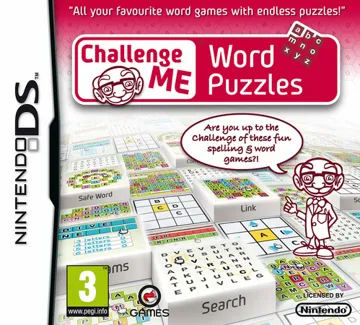 Challenge Me - Word Puzzles (USA) (En,Fr,Es) box cover front